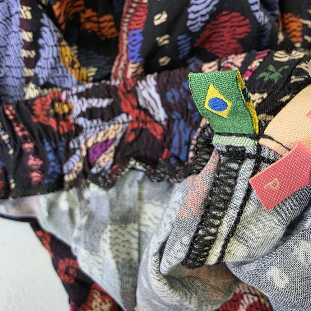 Farm Rio Aztec Print boho Pants - Picture 7 of 14